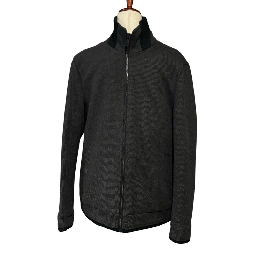 Cardinal Of Canada Quilt Lined Wool Blend Twill Bomber Jacket Men's Medium